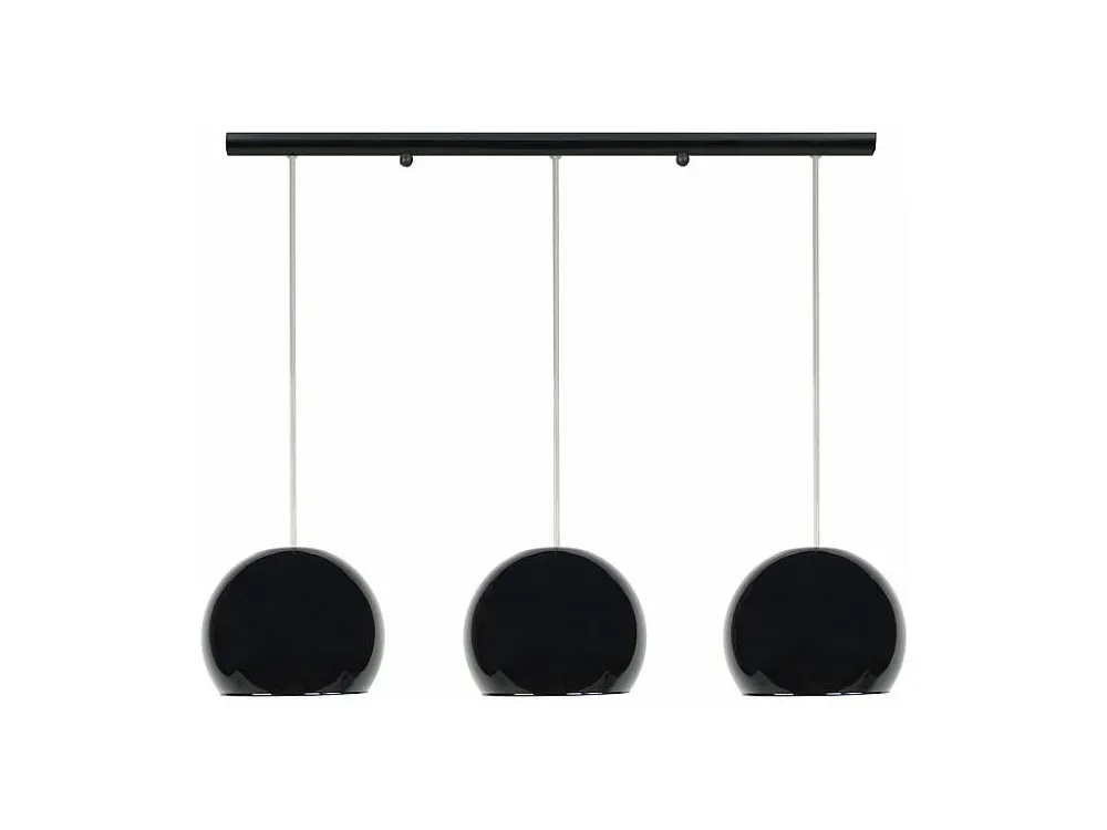 Suspensão TOSEL PALLA vidro tigela azul D18 x H75 cm