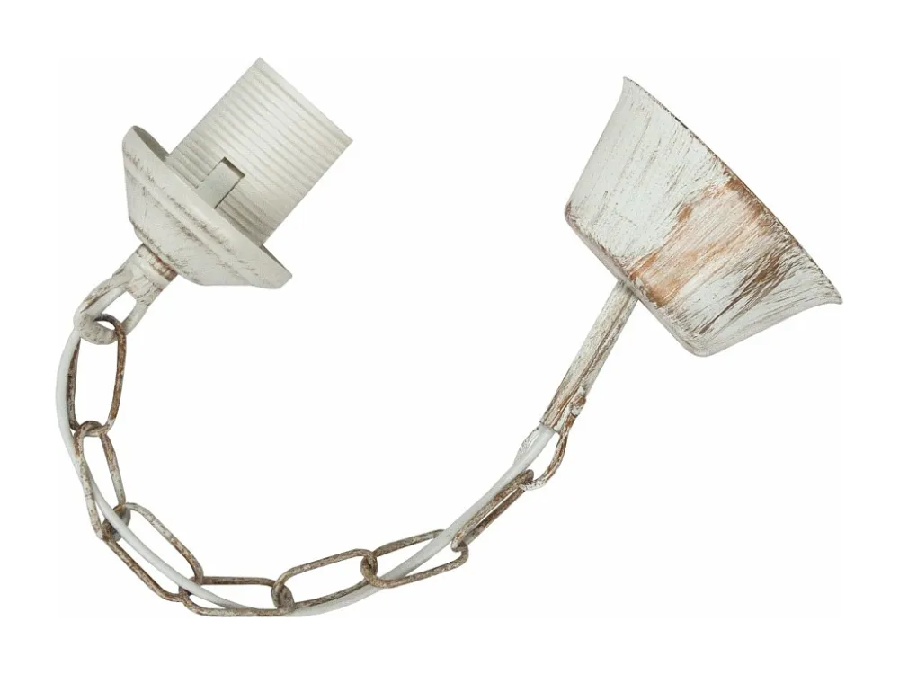 Suspensão TOSEL PENDEL cordão de algodão globo branco D16 x H80 cm