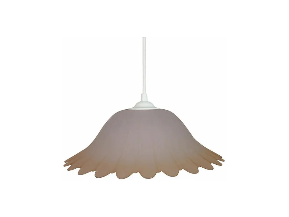 Suspensão TOSEL PETALI vidro cúpula visível D45 x H74 cm
