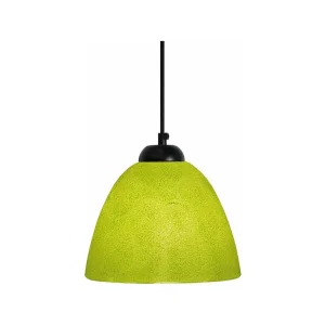 Suspensão TOSEL PIREO metálico geométrico amarelo D30 x H68 cm
