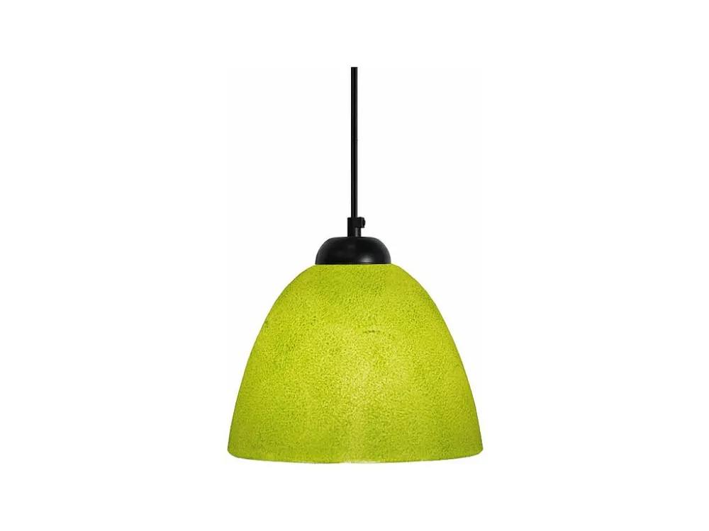 Suspensão TOSEL PIREO metálico geométrico amarelo D30 x H68 cm