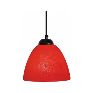 Suspensão TOSEL PIREO metálico geométrico céu azul D30 x H68 cm