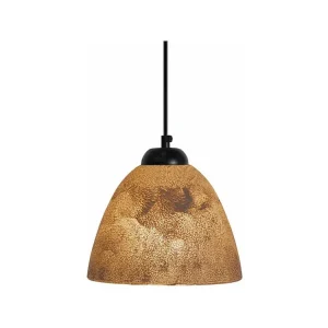 Suspensão TOSEL PIREO metálico geométrico rosa D30 x H68 cm