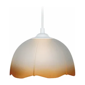 Suspensão TOSEL SALAMANCA vidro globo roxo D35 x H90 cm