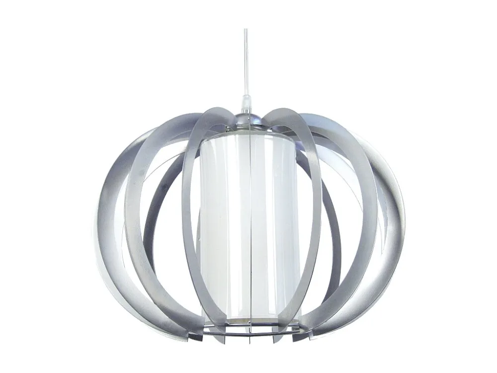 Suspensão TOSEL SALOON metálico cilindro cetim D17 x H70 cm