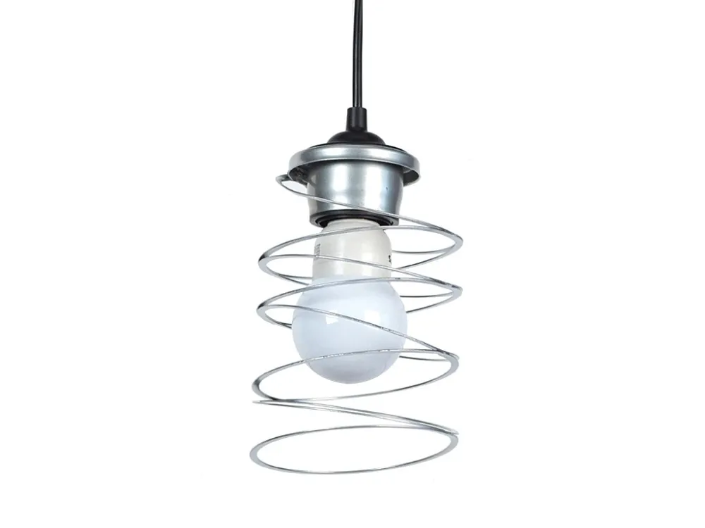 Suspensão TOSEL SAMILA vidro tigela azul D14,5 x H70 cm