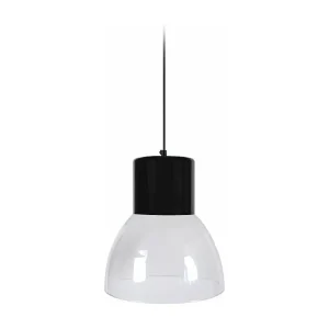 Suspensão TOSEL SETA vidro cúpula Dourado D25 x H85 cm