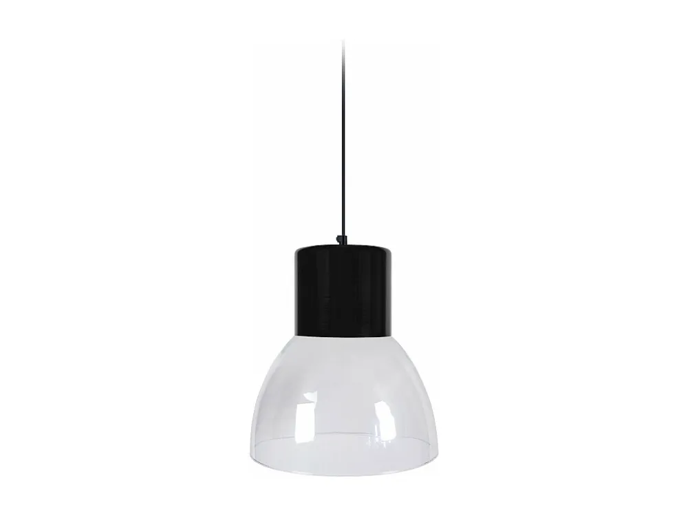 Suspensão TOSEL SETA vidro cúpula Dourado D25 x H85 cm