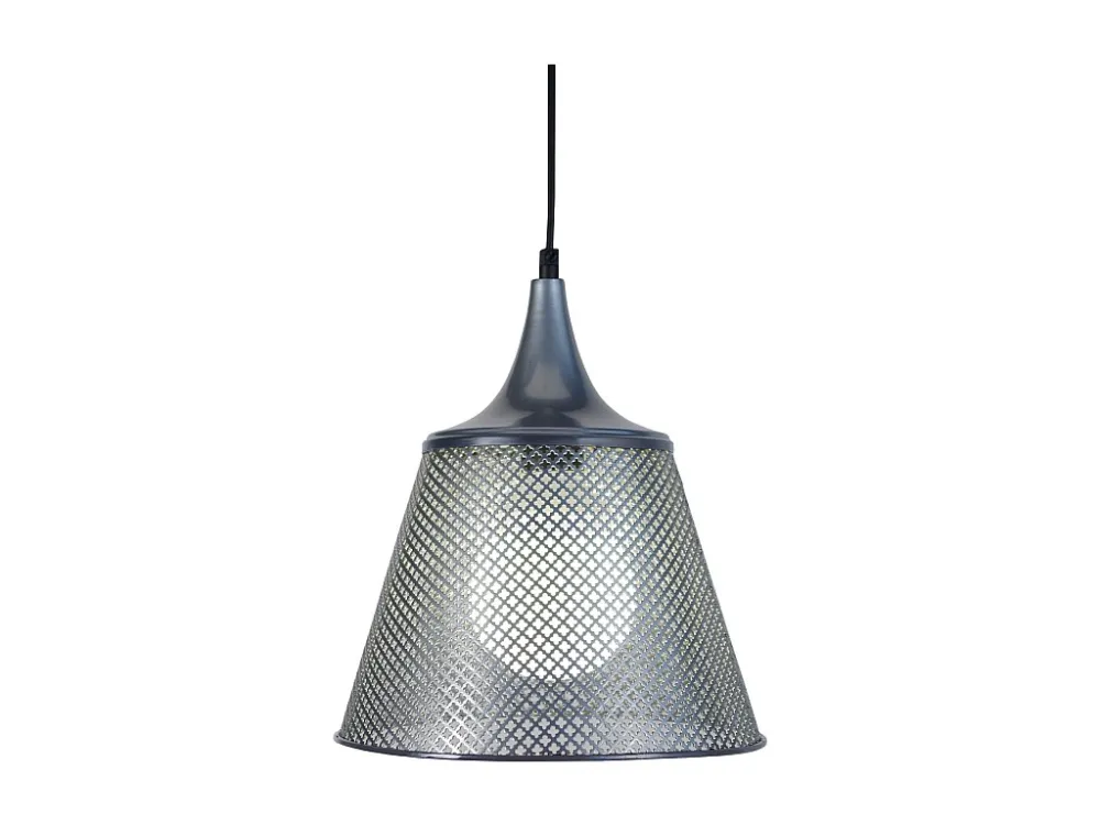 Suspensão TOSEL SITAMON vidro abstrato cetim amarelo D16 x H75 cm