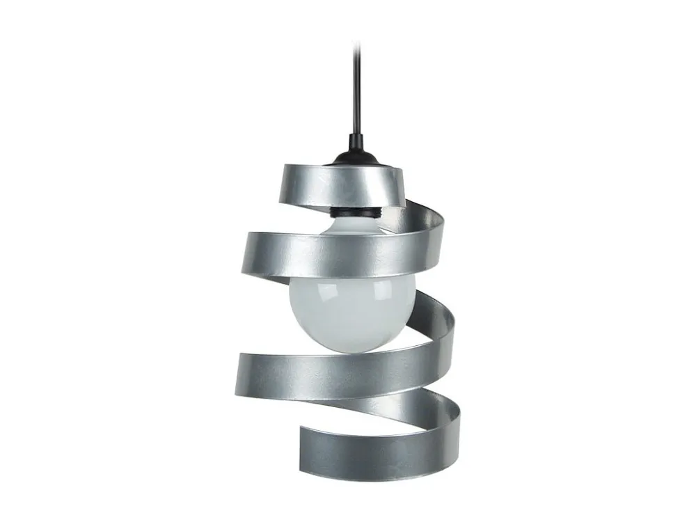 Suspensão TOSEL SPIRALE vidro cônico Dourado D28 x H80 cm