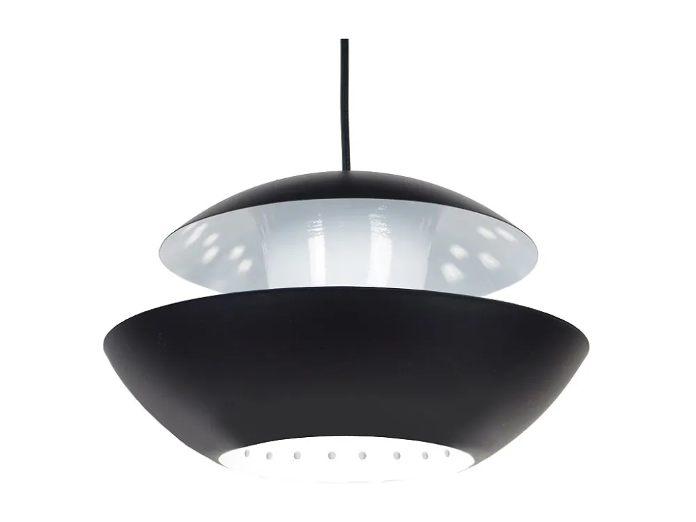 Suspensão TOSEL STAR TREK metálico cilindro taupe D9 x H80 cm