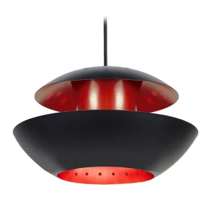 Suspensão TOSEL STAR TREK tecido cônico taupe D20 x H90 cm