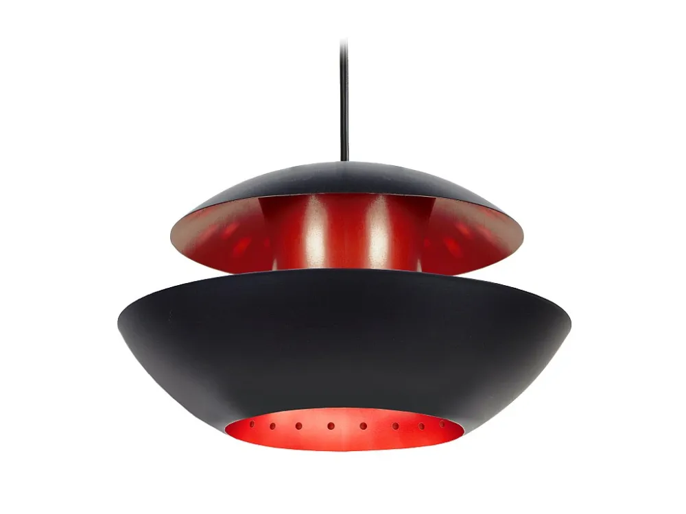 Suspensão TOSEL STAR TREK tecido cônico taupe D20 x H90 cm