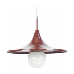 Suspensão TOSEL SUÈDOIS metálico cúpula preto D31 x H80 cm