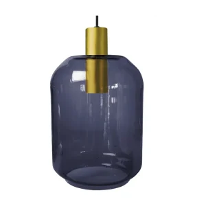 Suspensão TOSEL SVALBARD BIG vidro cilindro nítido D16 x H100 cm