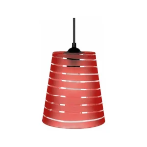Suspensão TOSEL TEMPERE vidro cúpula cetim D28,5 x H84 cm