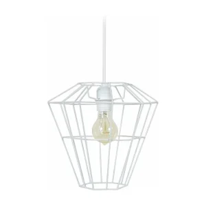 Suspensão TOSEL TRIBERG metálico geométrico preto D26 x H88 cm