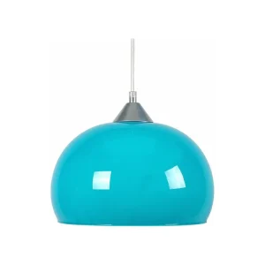Suspensão TOSEL VENISE fio de juta cilindro amarelo D30 x H90 cm
