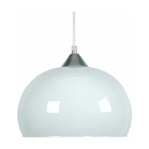 Suspensão TOSEL VENISE fio de juta cilindro azul D30 x H90 cm