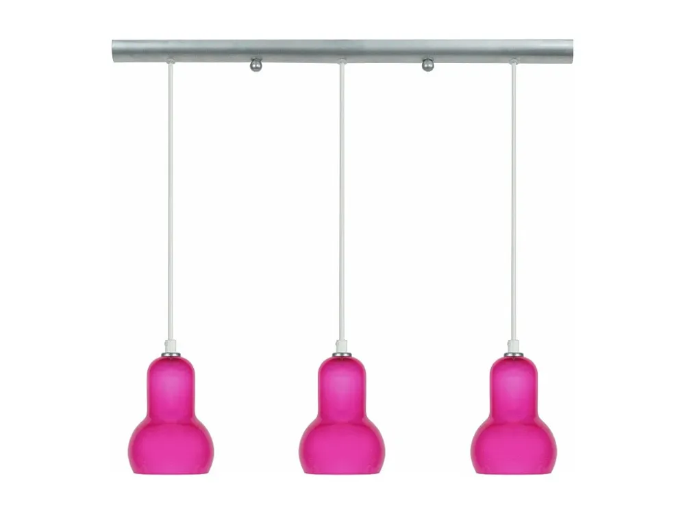Suspensão TOSEL VIANNE cerâmica cônico castanho D18,5 x H77 cm