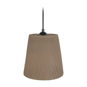 Suspensão TOSEL VILA metálico geométrico castanho D18 x H75 cm