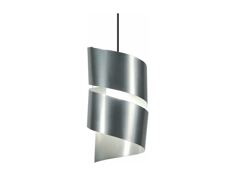 Suspensão TOSEL VIRA metálico geométrico azul D30 x H90 cm