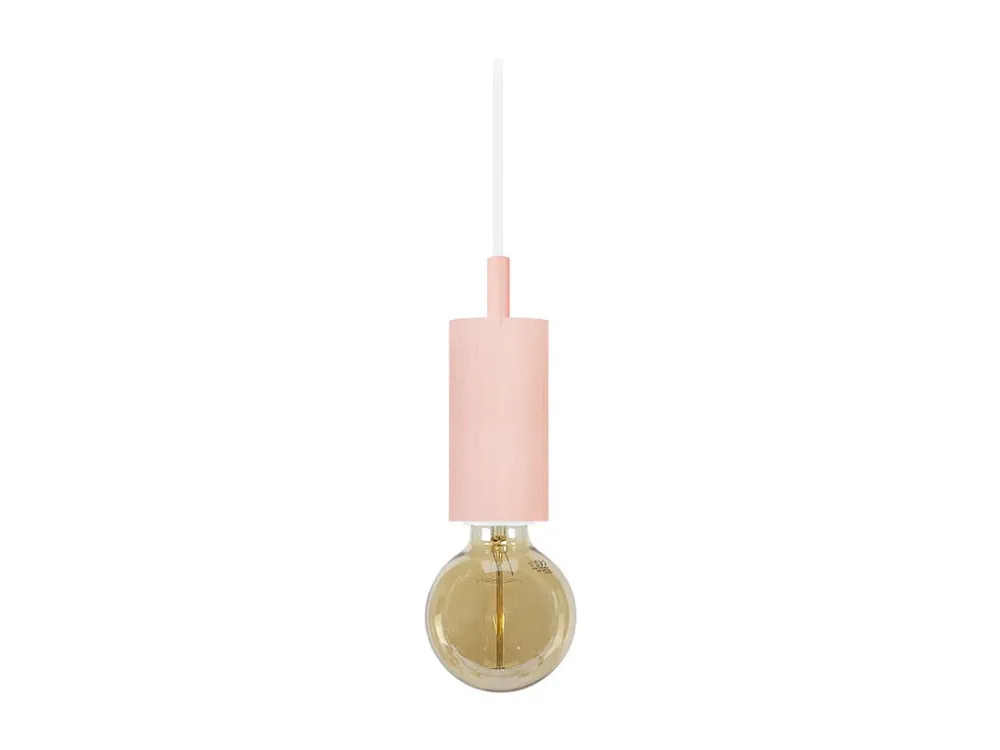 Suspensão TOSEL XIU metálico cilindro cinza D18 x H85 cm