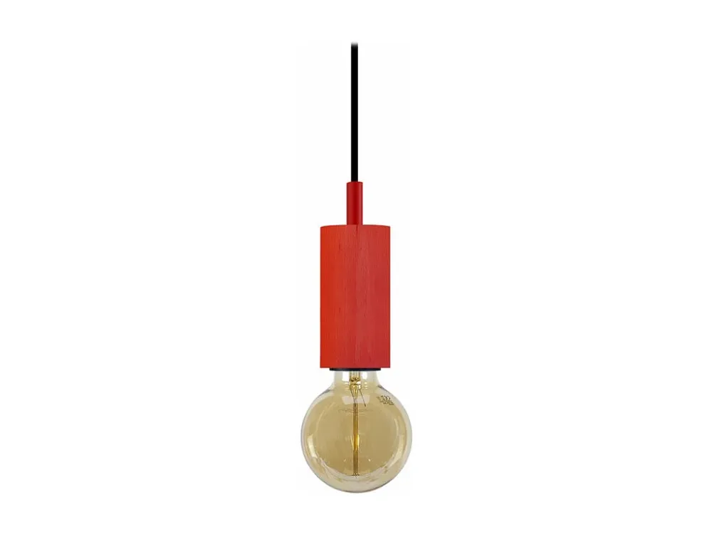 Suspensão TOSEL XIU metálico cilindro Dourado D18 x H85 cm