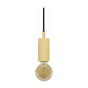 Suspensão TOSEL XIU vidro quadrado wangué D35 x H68 cm