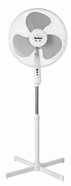 Ventilador de pé DeKon Stratos, branco, aprox. 39 cm, L 418