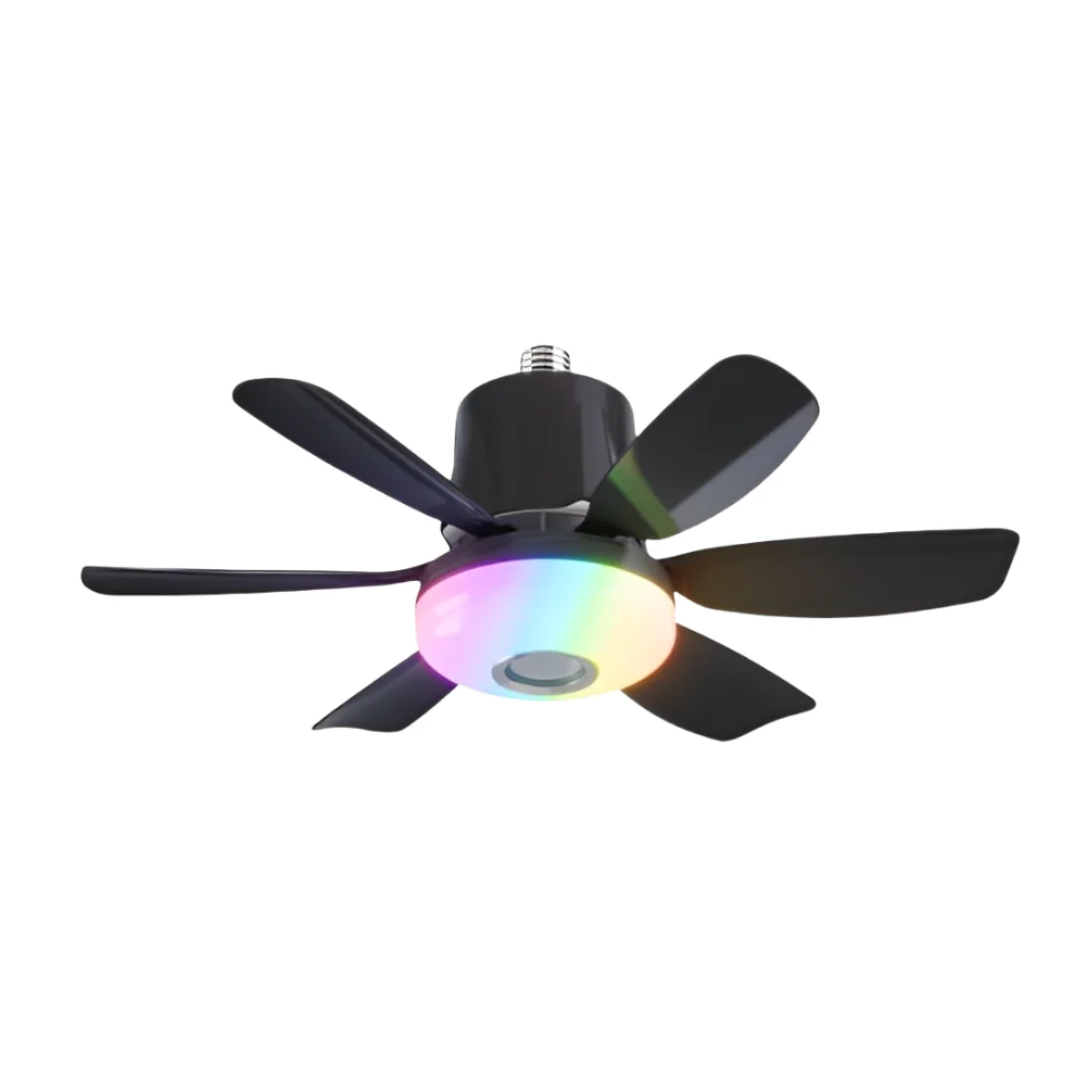 Ventilador LED C/ Bluetooth 32W CCT + RGB C/ Comando 2800LM IP20