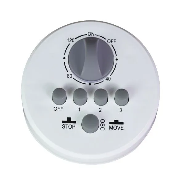 Ventilador de torre DeKon Stratos, branco, 3 níveis de velocidade, altura aprox. 75 cm, W 293