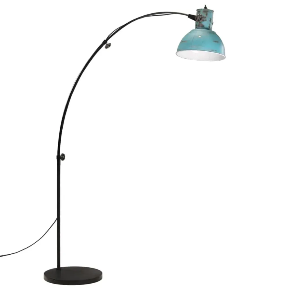 Candeeiro de pé 25 W 150 cm E27 azul desgastado vidaXL