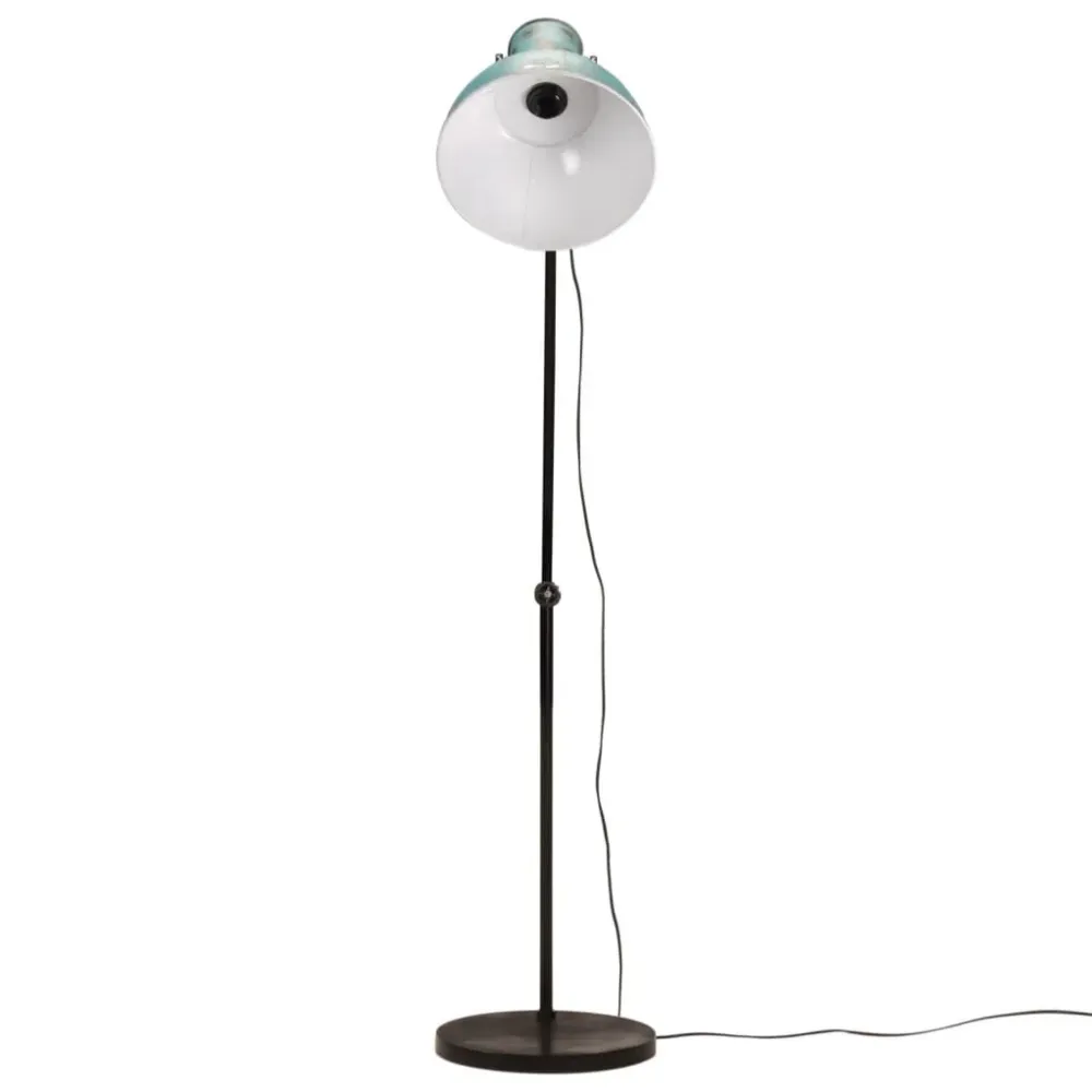 Candeeiro de pé 25 W 150 cm E27 azul desgastado vidaXL