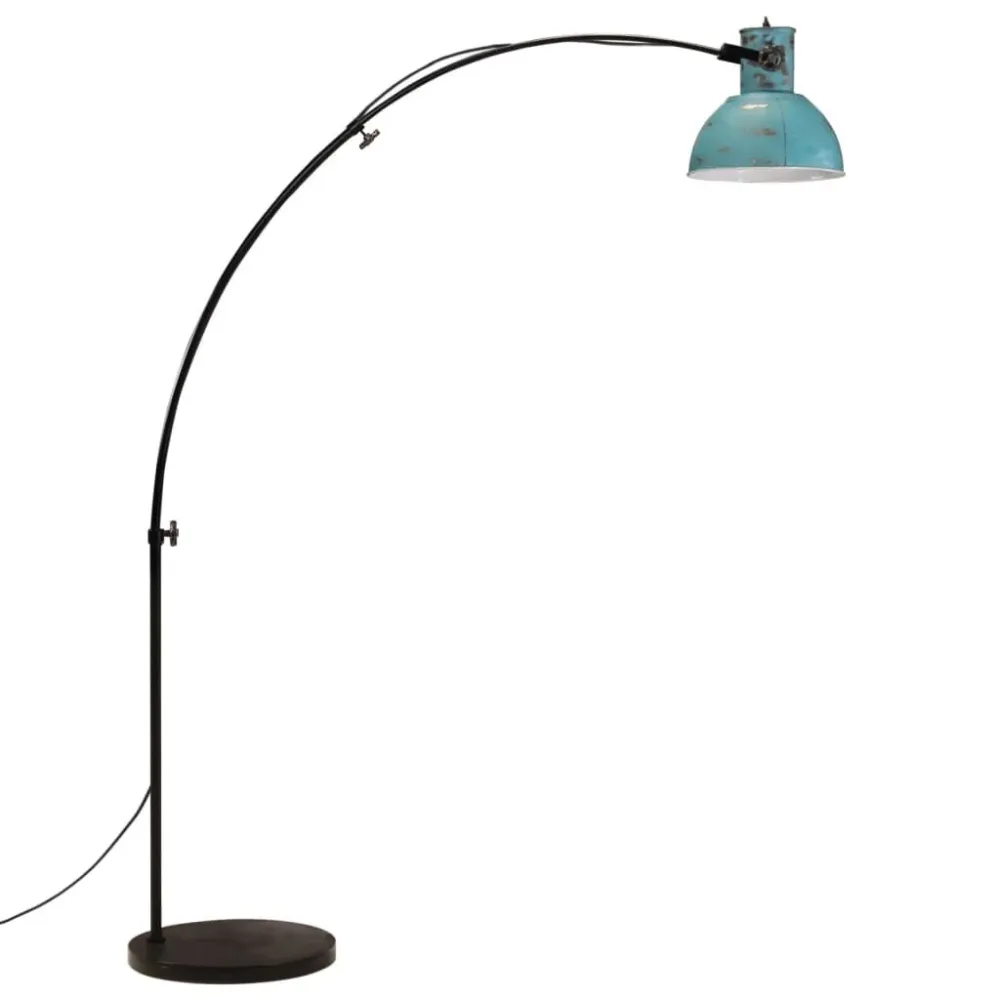 Candeeiro de pé 25 W 150 cm E27 azul desgastado vidaXL