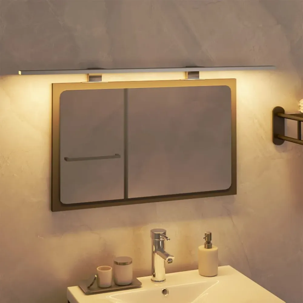 Luz LED para espelho 13 W 3000 K 80 cm branco quente vidaXL