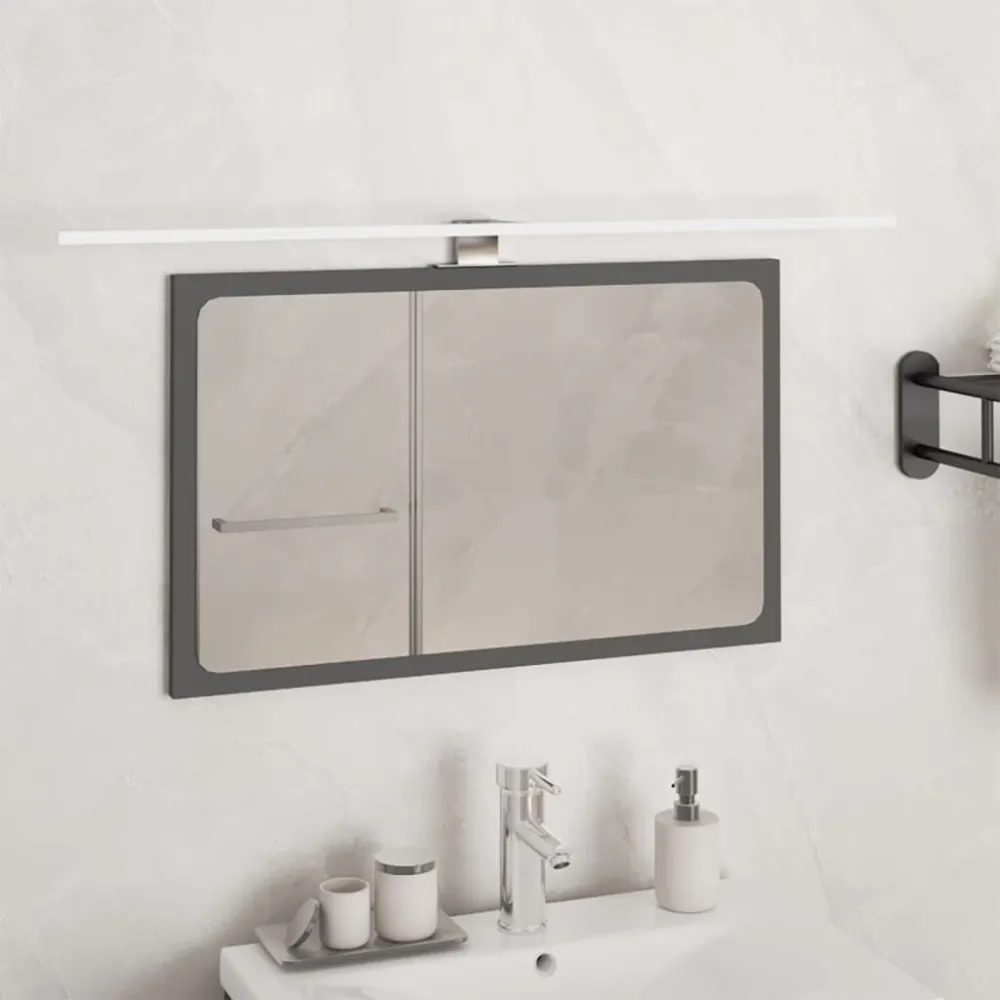 Luz LED para espelho 7,5 W 3000 K 80 cm branco quente vidaXL