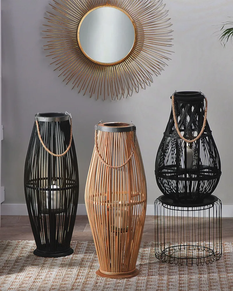 Lantern TAHITI Wood Puro com Controle Remoto