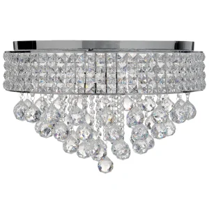Lustre em metálico prateado CEDEIRA para Fita LED RGB