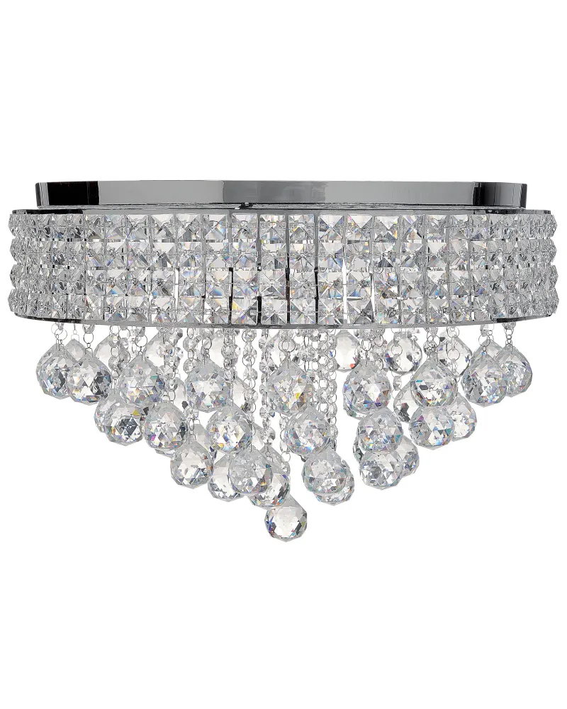 Lustre em metálico prateado CEDEIRA para Fita LED RGB