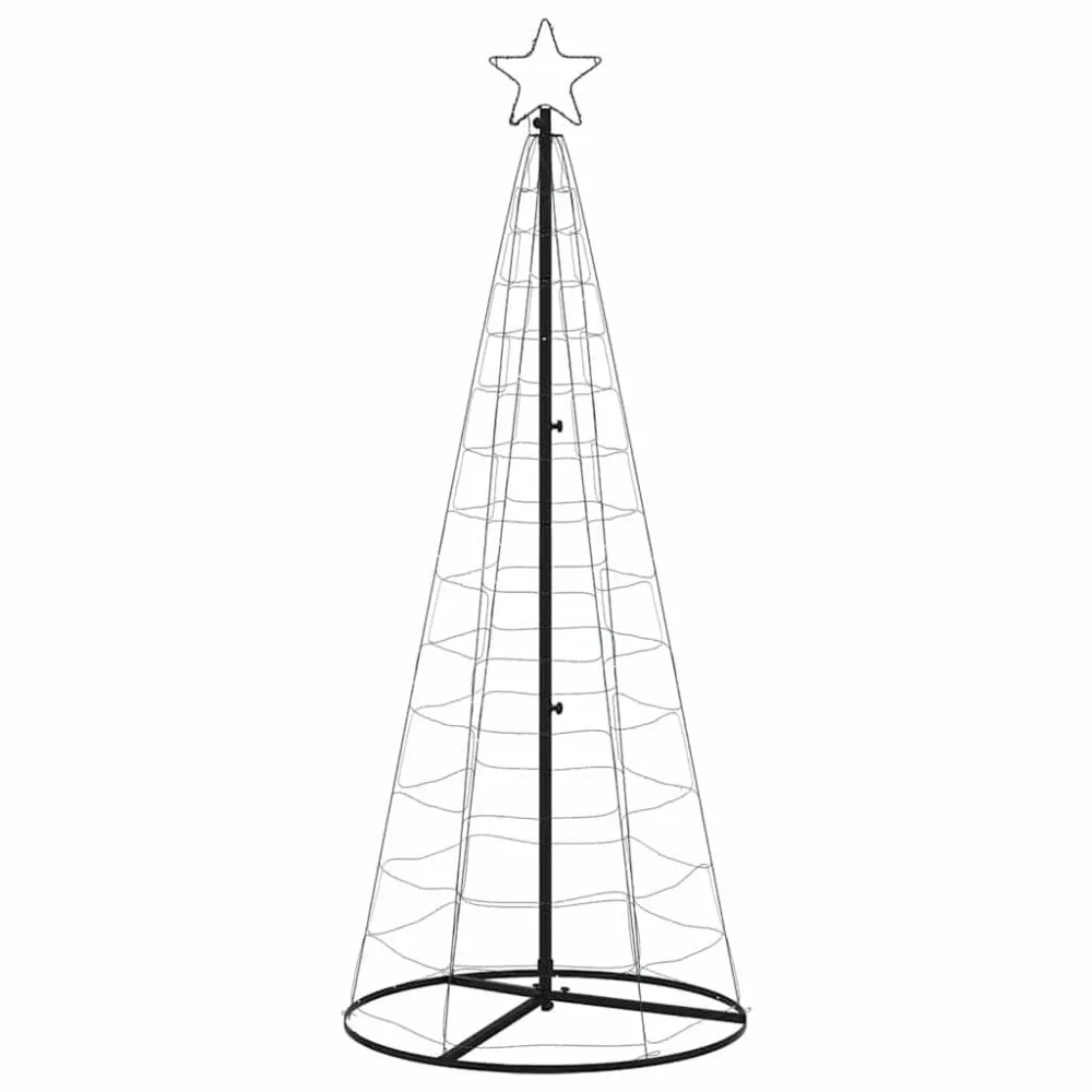 Abajur de Papel LED Árvore de Natal 200 LEDs Azul 182 cm