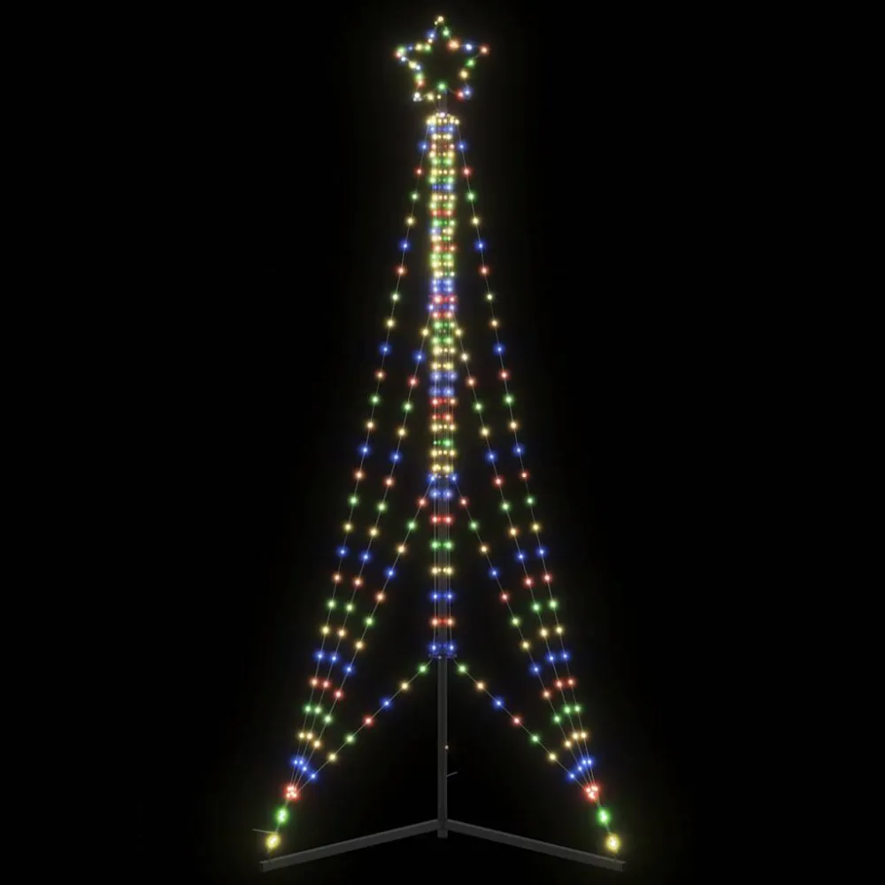Arandela Industrial LED Árvore de Natal 483 LEDs Coloridos 240 cm