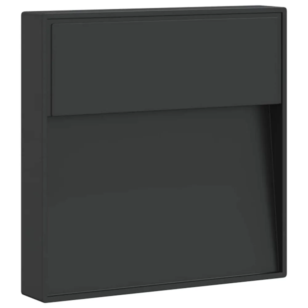 Candeeiro de parede LED para exterior alumínio fundido preto em Bronze Escovado