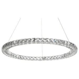 Crystal LED Pendant Lamp Prata MAGAT