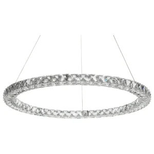 Crystal LED Pendant Lamp Prata MAGAT