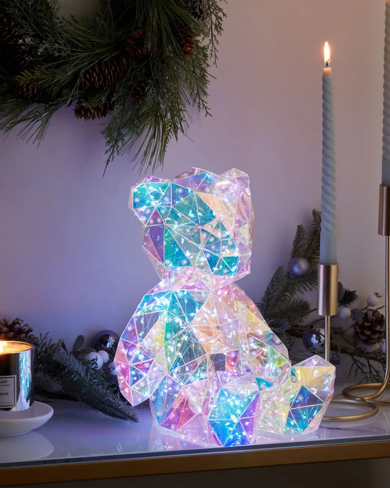 Decoração LED em forma de ursinho colorido HADAR