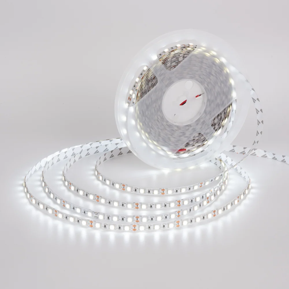 Fita LED 5050 60Leds/M 12W 1200LM 10MM 12V 5M IP20 LED7 Cordão 3 Metros
