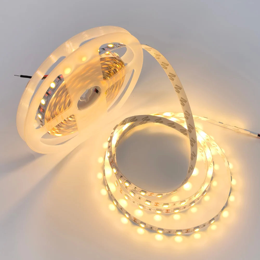 Fita LED 5050 60Leds/M 12W 1200LM 10MM 12V 5M IP20 LED7 Cordão 3 Metros
