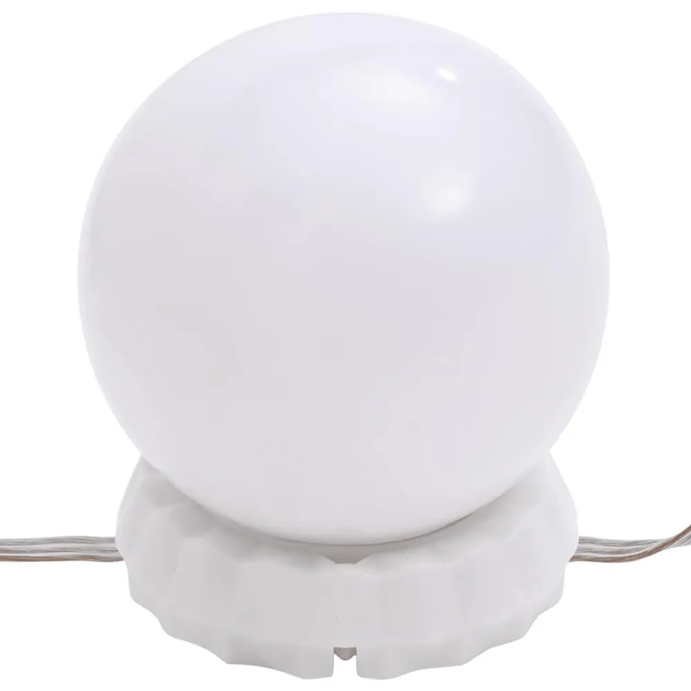 Iluminação de espelho com 8 lâmpadas LED branco ardente e frio