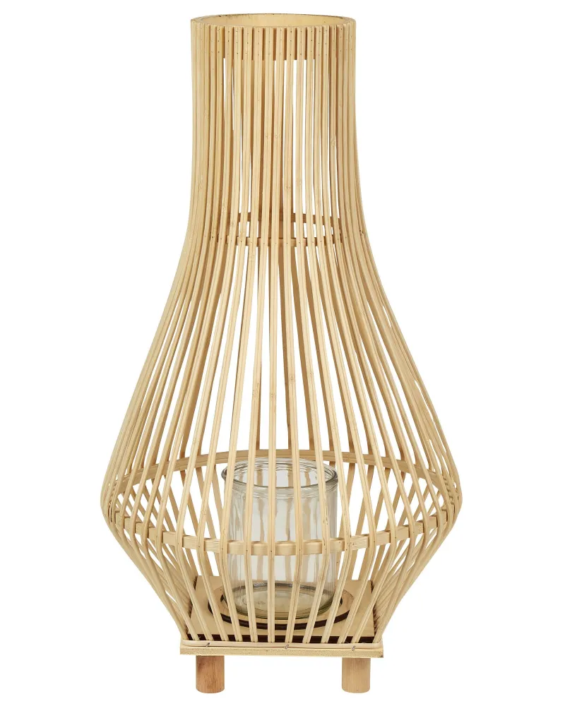 Lantern LEYTE Wood Light Wood - Design Moderno e Econômico